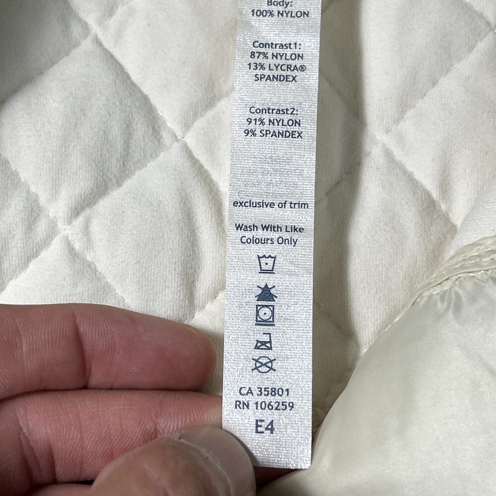 Lululemon Goose Down Jacket Womens 4 What the Fluff 800 Fill Quilted Running - Picture 12 of 16